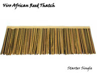 Viro African Reed Synthetic Thatch Starter Panel